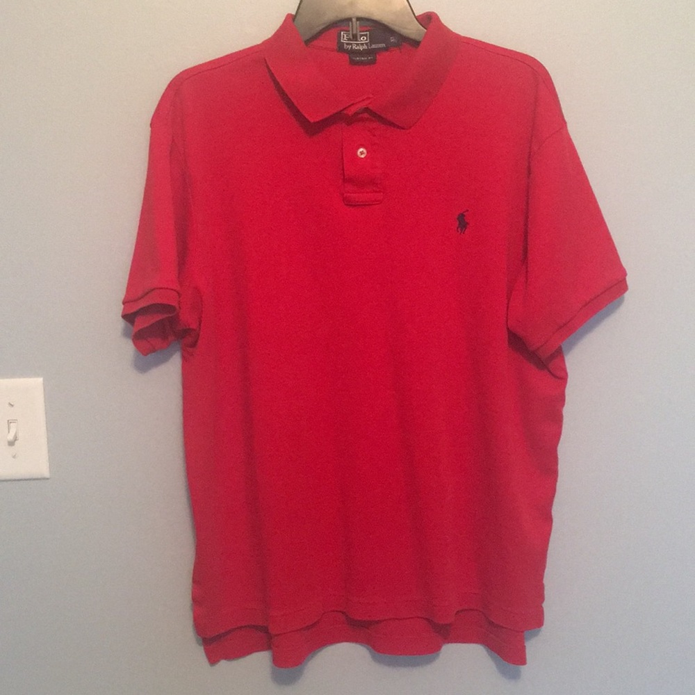 Ralph Lauren custom fit red polo